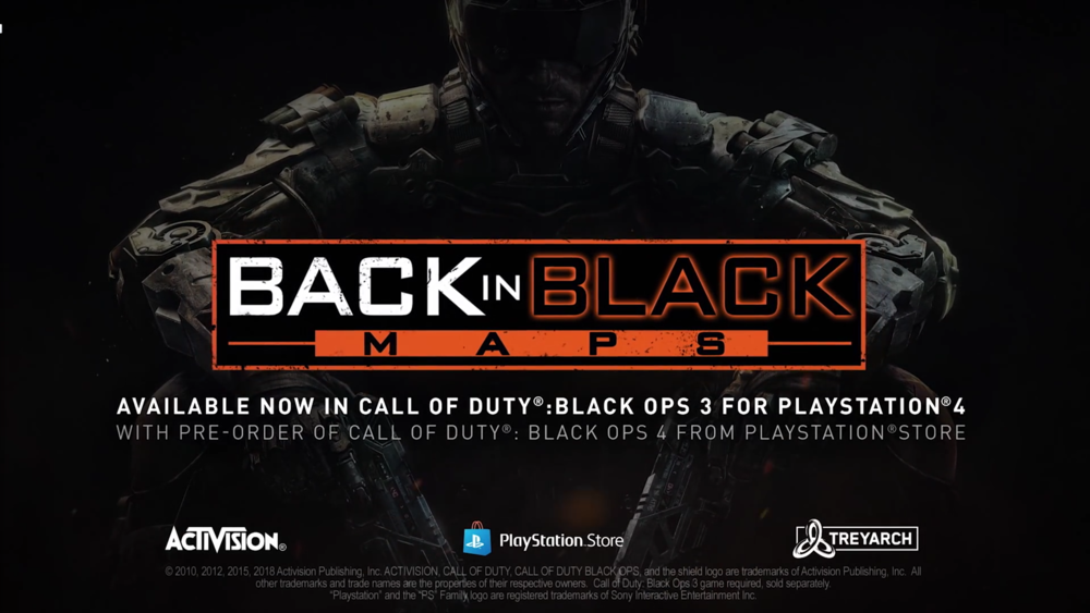 Call of Duty: Black Ops III - Back in Black Maps